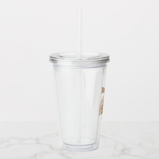 Aangepaste Big Sister Boho Rainbow Acryl Drinkbeker (Rechts)