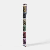 Aangepaste Bigfoot Naam Initiaal Retro Bos Kunst iPhone 15 Case (Rechterkant)