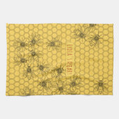 Aangepaste Bij Imkerij Keukendoek Theedoek (Horizontaal)