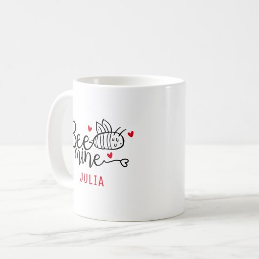 Aangepaste Bij Mij Koffiemok (Voorkant links)