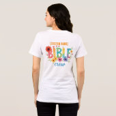 Aangepaste Bijbel Crew - Regenboog Bloem Christian Tri-Blend Shirt (Achterkant volledig)