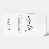 Aangepaste bijbel is eenvoudig Case-Mate iPhone case (Achterkant (horizontaal))