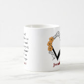 Aangepaste bijbel vers Christelijk Koffiemok (Center)