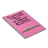 Aangepaste Bijbel Verse Bijbel Studie Notitieboek (Rechterzijde)