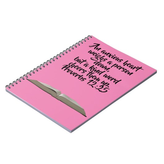 Aangepaste Bijbel Verse Bijbel Studie Notitieboek (Linkerzijde)