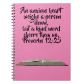 Aangepaste Bijbel Verse Bijbel Studie Notitieboek (Voorkant)