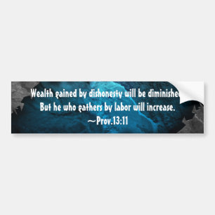 Aangepaste Bijbel Verse Christelijk Bumpersticker