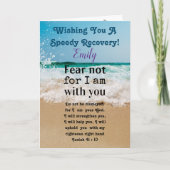 Aangepaste bijbel Verse Christelijk Kaart (Voorkant)