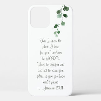 Aangepaste Bijbel Verse Floral Shabby Chic Phone C Case-Mate iPhone Case