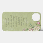 Aangepaste Bijbel Verse Floral Shabby Chic Phone C Case-Mate iPhone Case (Achterkant (horizontaal))