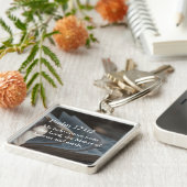 Aangepaste Bijbel Verse Kerstcadeaus voor Pastors Sleutelhanger (Zijkant)