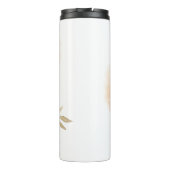 Aangepaste Bijbel Verse op Perzik Achtergrond en B Thermosbeker (Achterkant)