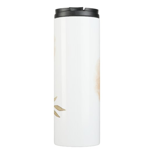 Aangepaste Bijbel Verse op Perzik Achtergrond en B Thermosbeker (Achterkant)