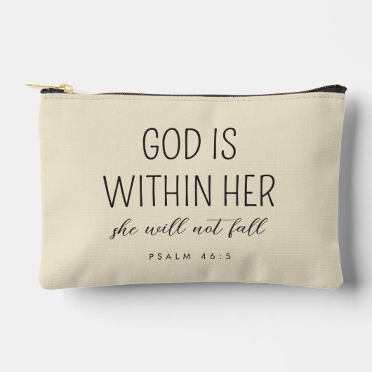 Aangepaste Bijbel Verse Psalm 46:5 God is binnen h Etui (Voorkant)