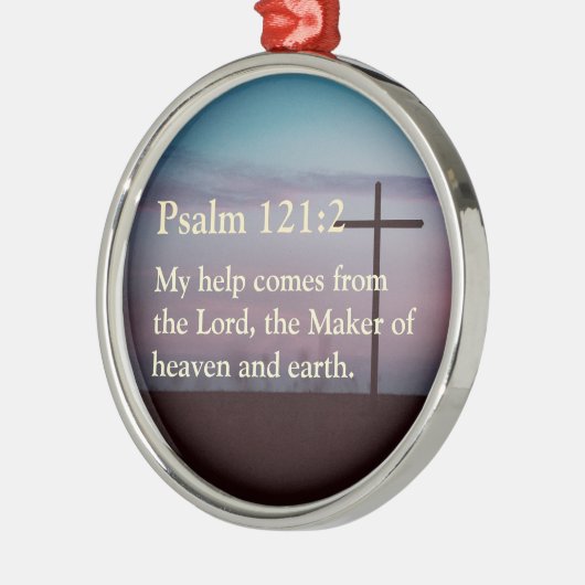 Aangepaste Bijbel Verse Quote Christelijke Geschen Metalen Ornament (Links)