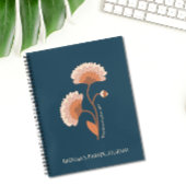 Aangepaste Bijbel Verse Retro Floral Christelijk Notitieboek