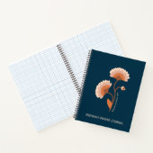 Aangepaste Bijbel Verse Retro Floral Christelijk Notitieboek (Binnen)