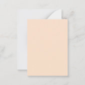 Aangepaste Bijbel Verse Retro Floral Christelijk Notitiekaartje (Achterkant)