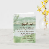 Aangepaste bijbel voor aanmoediging Verse angst ni Kaart (Gele Bloem)