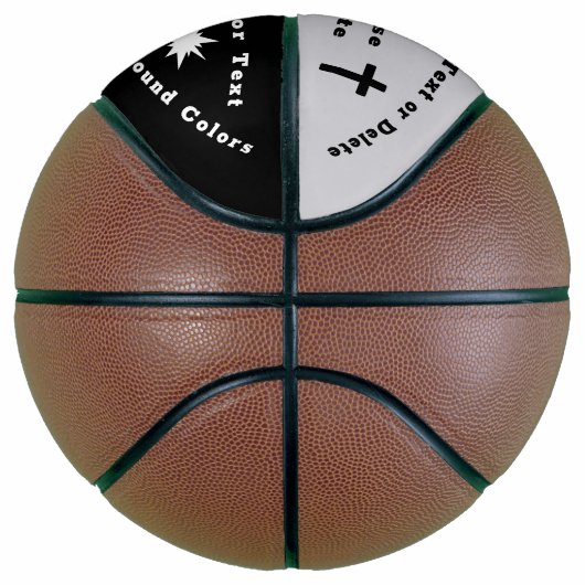 Aangepaste bijbelBasketball Ball Jouw tekst Basketbal (Rechts)