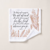 Aangepaste bijbeldoekdoekset bad handdoek (Wasdoekje)