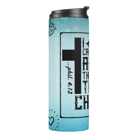 Aangepaste bijbelprijsopgave thermosbeker (Gedraaid links)