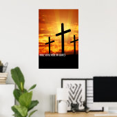 Aangepaste Bijbelvers of gepersonaliseerde gezegde Poster (Thuiskantoor)