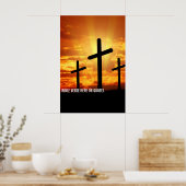 Aangepaste Bijbelvers of gepersonaliseerde gezegde Poster (Keuken)