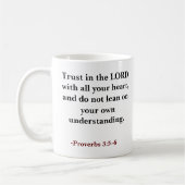 Aangepaste Bijbelvertrust in de LORD Koffiemok (Links)