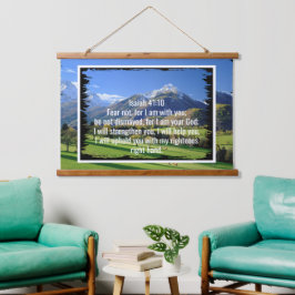 Aangepaste bijbelverzen citaten en gepersonaliseer hangend wandkleed