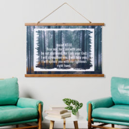 Aangepaste bijbelverzen citaten en gepersonaliseer hangend wandkleed
