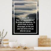 Aangepaste bijbelverzen citaten en gepersonaliseer poster (Keuken)