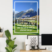 Aangepaste bijbelverzen citaten en gepersonaliseer poster (Thuiskantoor)