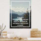 Aangepaste bijbelverzen citaten en persoonlijk woo poster (Keuken)