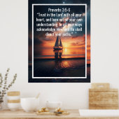 Aangepaste bijbelverzen citaten en persoonlijk woo poster (Keuken)