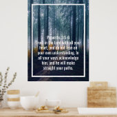 Aangepaste bijbelverzen citaten en persoonlijk woo poster (Keuken)