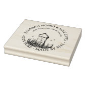 Aangepaste bijenhoning bijenkorf bijen rubberstempel (Stempel)