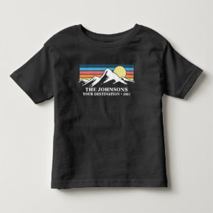 Aangepaste bijpassende familie vakantie camping gr kinder shirts