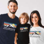 Aangepaste bijpassende familie vakantie camping gr t-shirt<br><div class="desc">Vier uw speciale momenten met onze aangepaste familiereünie en groepsvakantie t-shirts! Deze gepersonaliseerde t - shirts zijn perfect voor het maken van herinneringen, met unieke design op maat van uw evenement. Onze shirten zijn ideaal voor familiereizen, bergvakanties, stadsuitstapjes en nationale parkavonturen, zodat onze shirten ervoor zorgen dat uw familie opvalt....</div>