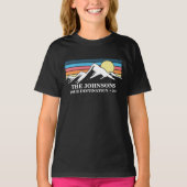 Aangepaste bijpassende familie vakantie camping gr t-shirt (Voorkant)