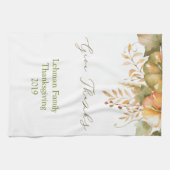 Aangepaste bijtende Thanksgiving Teatowels Tea Tow Theedoek (Horizontaal)