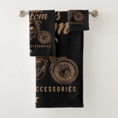 Aangepaste biker-motorfiets bad handdoek (Insitu)