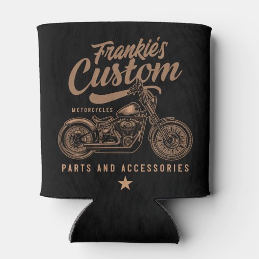 Aangepaste biker-motorfiets blikjeskoeler (Achterkant)