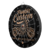 Aangepaste biker-motorfiets dartbord (Voorkant Rechts)