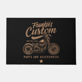 Aangepaste biker-motorfiets deurmat