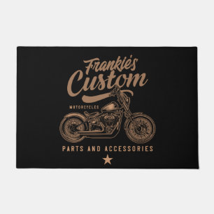 Aangepaste biker-motorfiets deurmat
