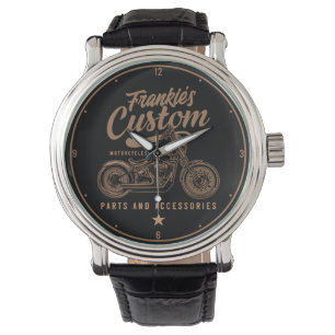 Aangepaste biker-motorfiets horloge