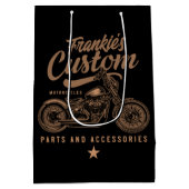 Aangepaste biker-motorfiets medium cadeauzakje (Achterkant)