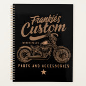 Aangepaste biker-motorfiets planner (Voorkant)