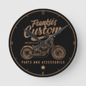 Aangepaste biker-motorfiets ronde klok (Voorkant)